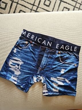 American Eagle Flex Boxer Briefs - Black and Denim Blue